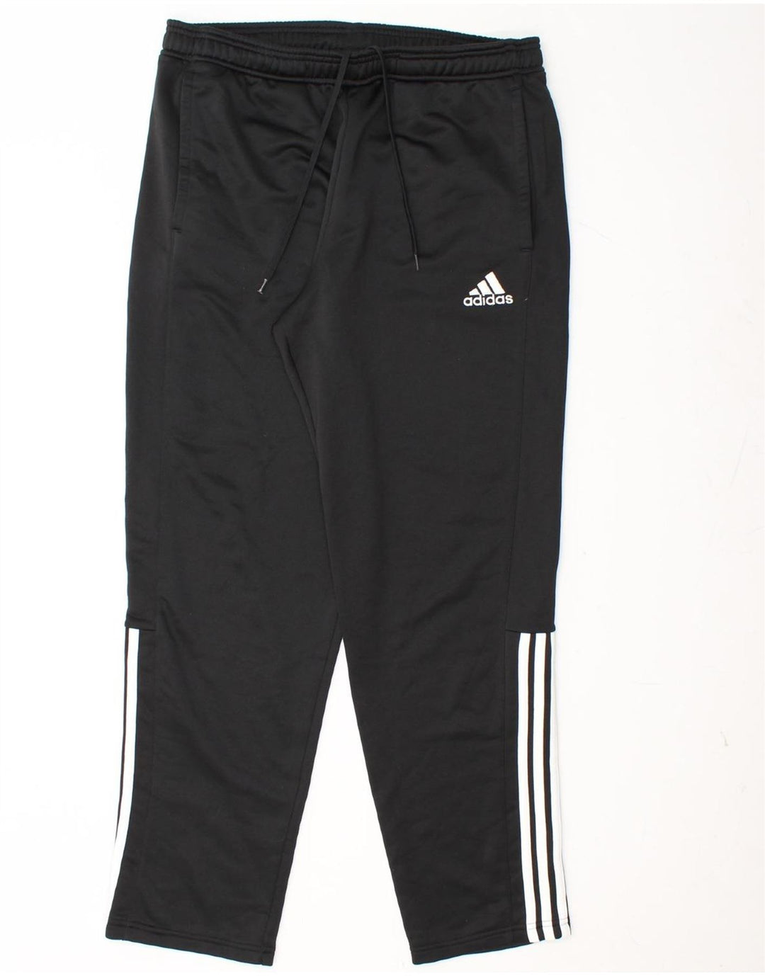 Pantaloni da tuta da uomo ADIDAS grandi neri in poliestere