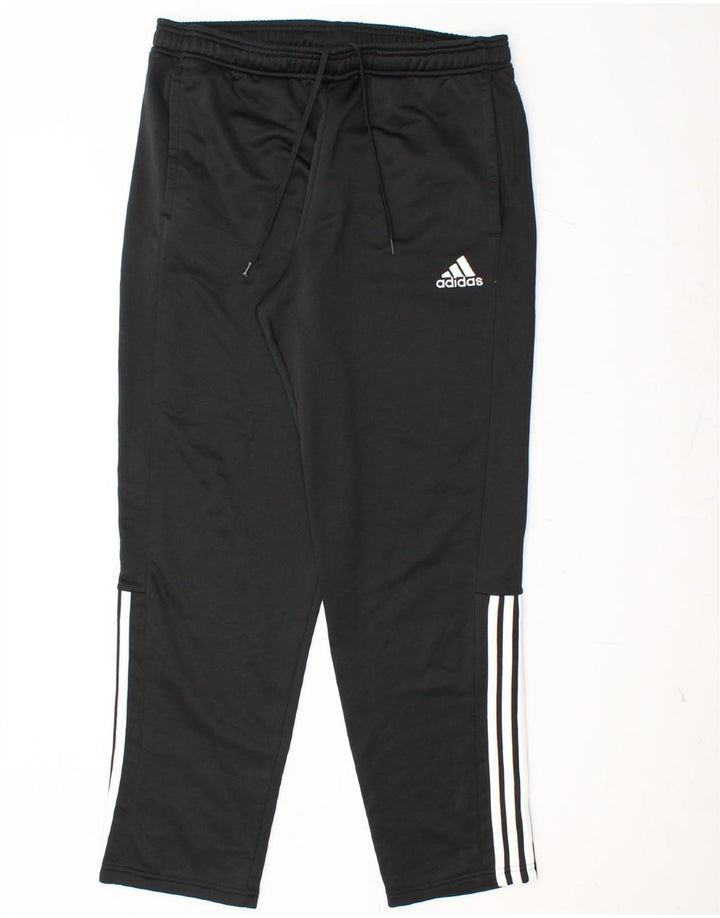 Pantaloni da tuta da uomo ADIDAS grandi neri in poliestere