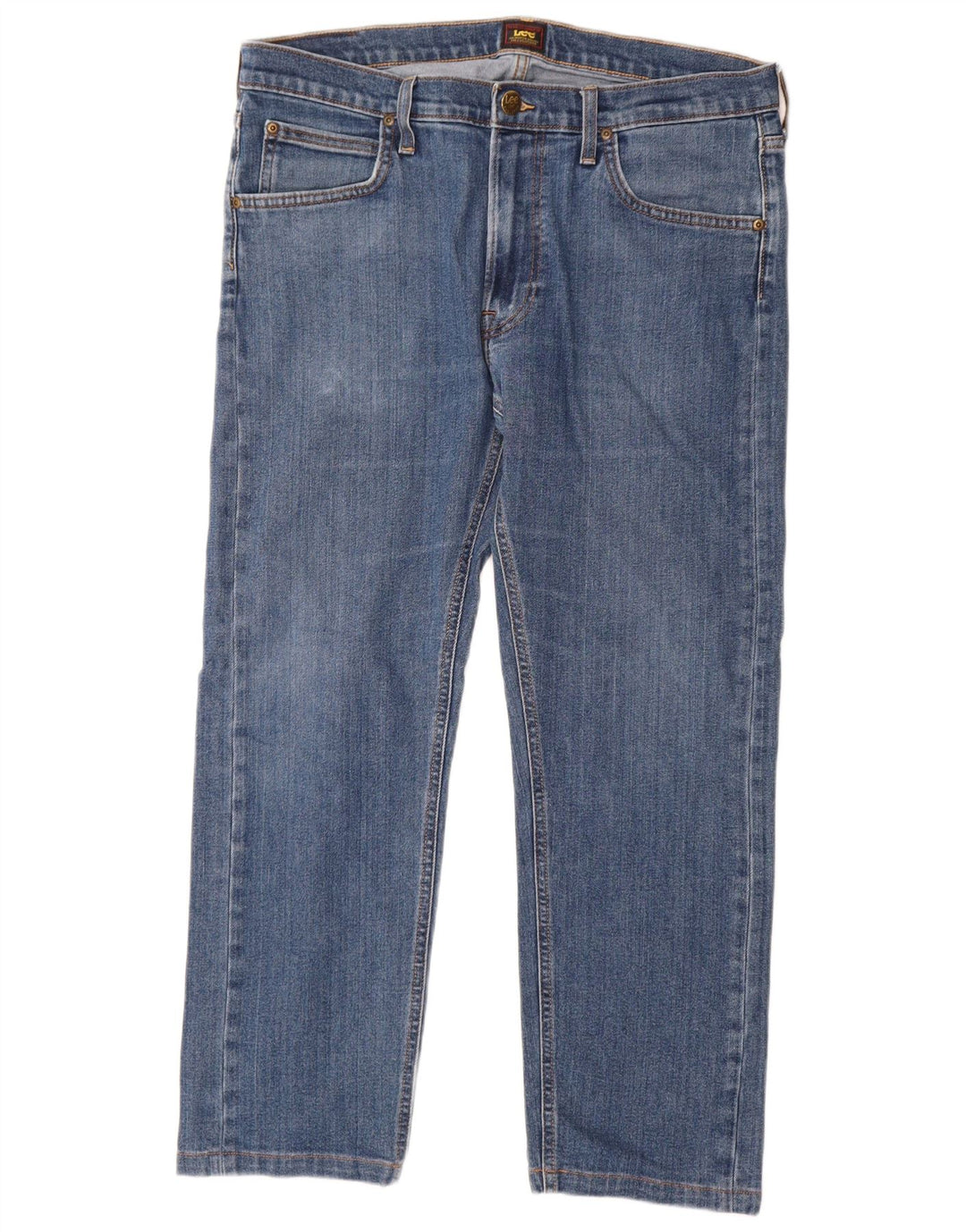 Jeans dritti da uomo Lee Daren Zip Fly W34 L26 cotone blu