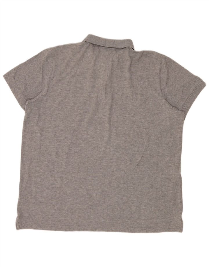 Polo da uomo KAPPA 3XL in cotone grigio