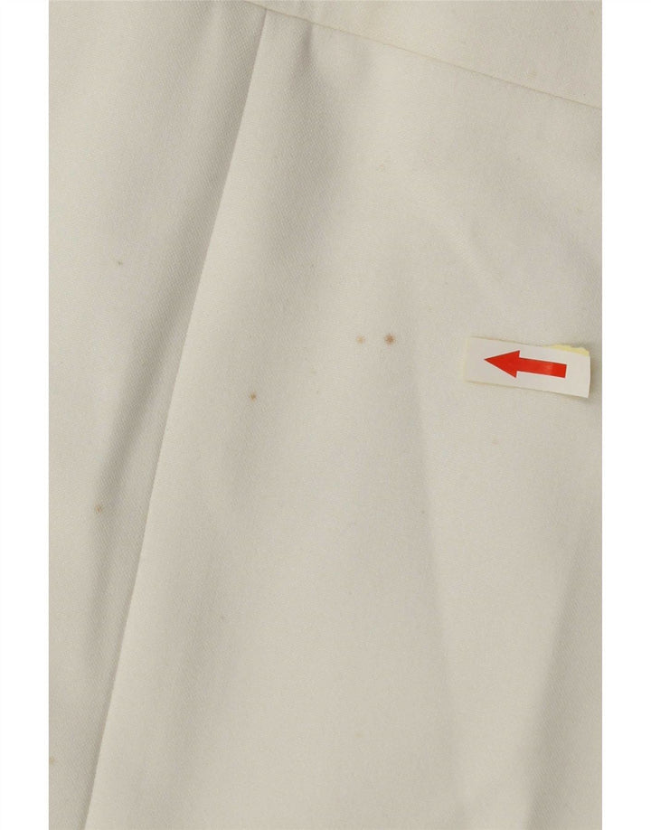 Giacca blazer lunga da donna Zara UK 14 poliestere bianco medio