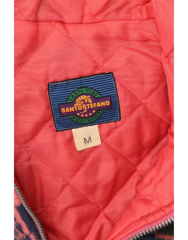 Giacca a vento con cappuccio da donna Santo Stefano UK 14 media multicolore