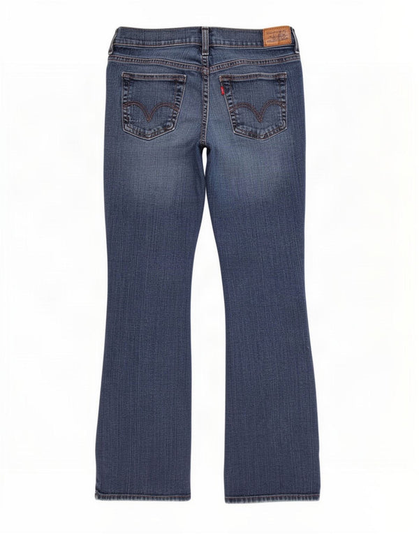 Jeans Levi's 515 Bootcut da donna US 8 medio W30 L31 cotone blu