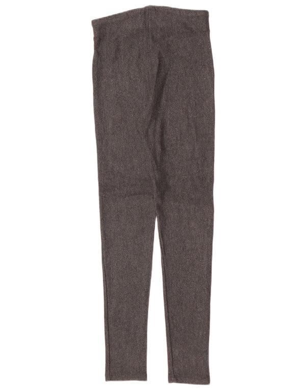 Leggings Zara da donna UK 8 Small in viscosa spinata grigia