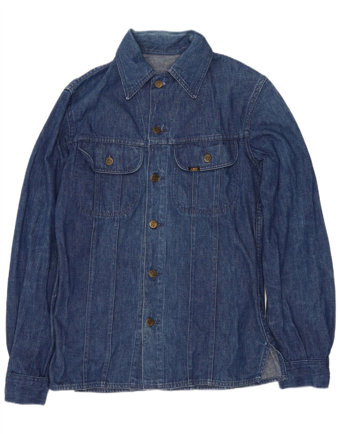 Camicia di jeans da uomo VINTAGE piccola blu