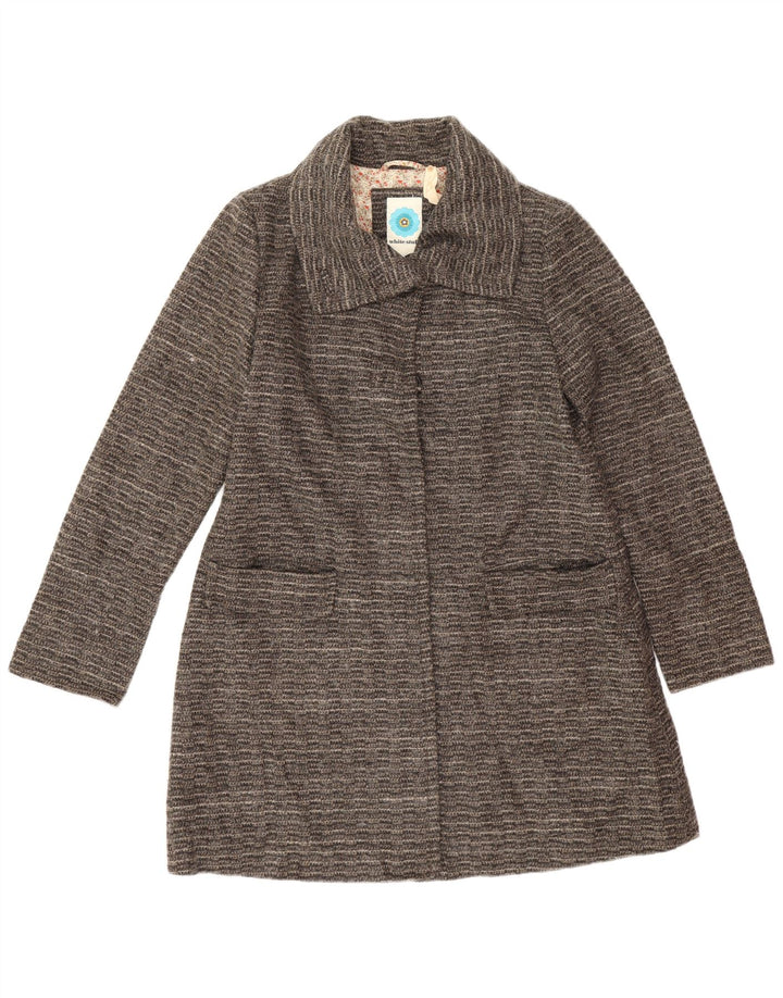 Cappotto da donna White Stuff UK 14 Poliestere a righe grandi grigie