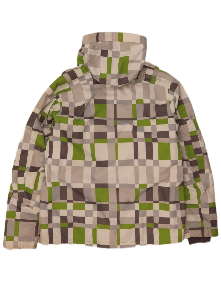 Giacca da sci con cappuccio da uomo Tog 24 UK 38 Beige medio geometrico