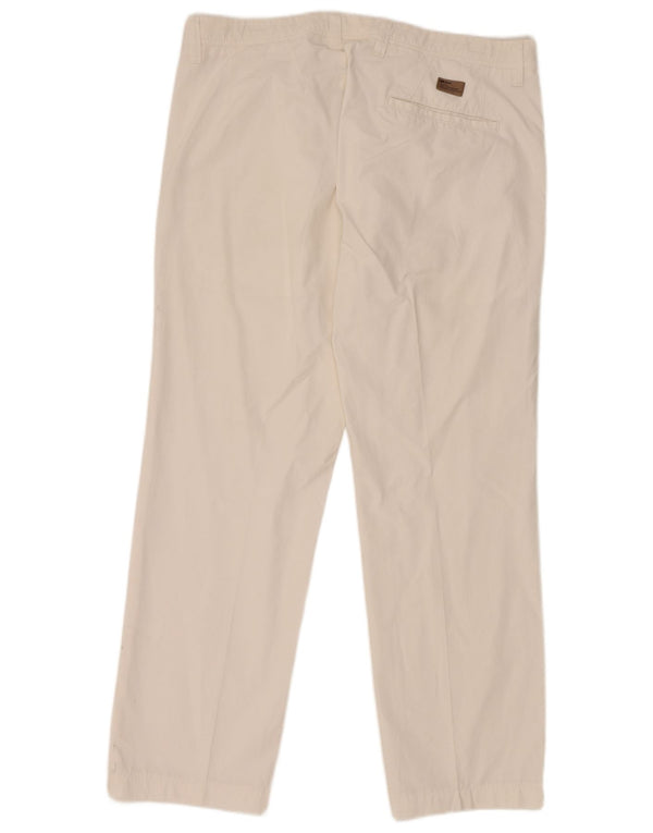 Pantaloni chino dritti da uomo Gas W36 L29 cotone bianco