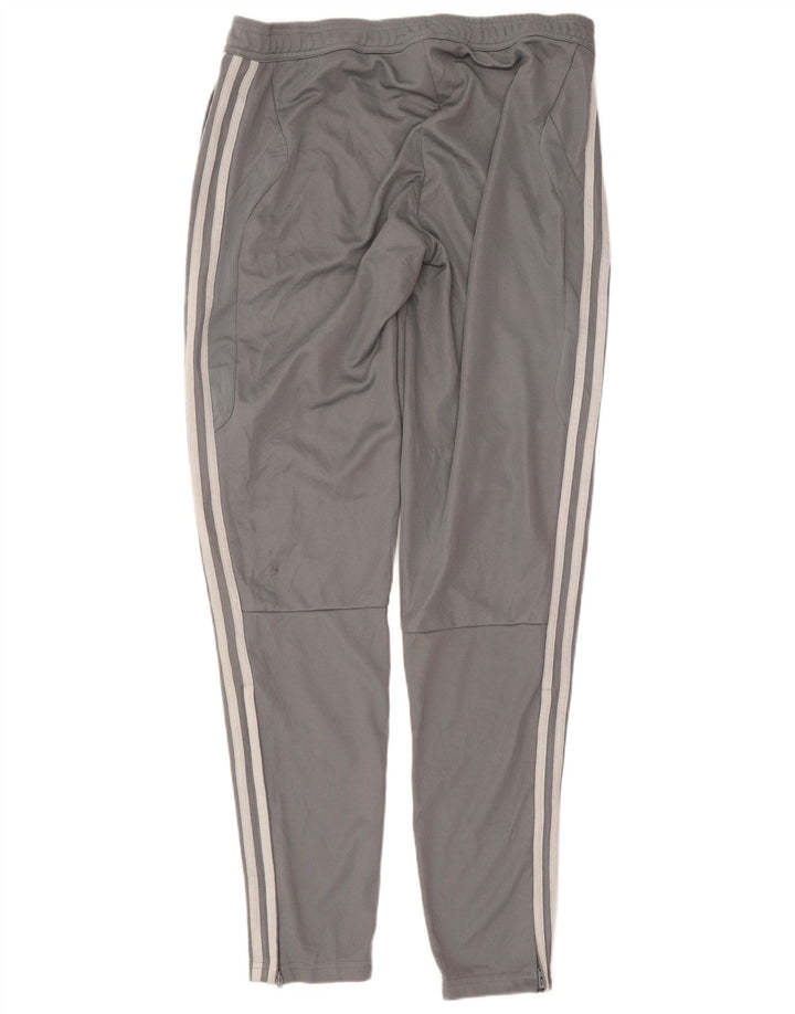 Pantaloni da tuta da donna Adidas UK 12/14 Poliestere grigio medio