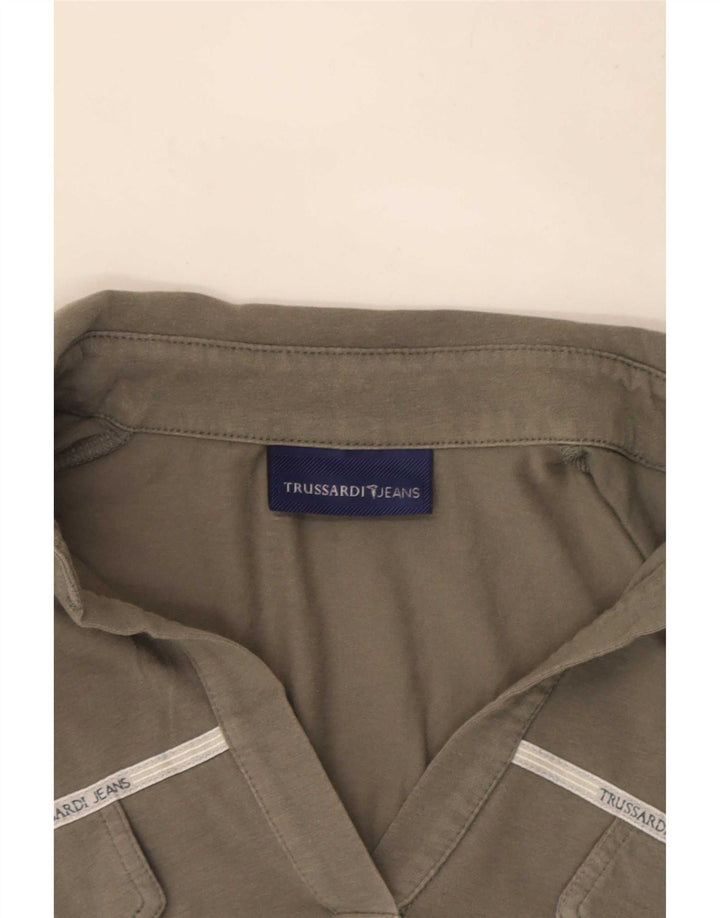 Polo Donna Trussardi UK 14 Large Grigia