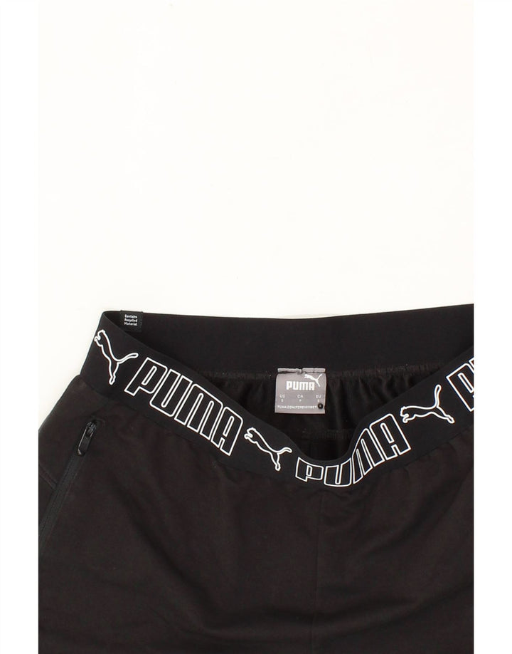 PUMA Mens Graphic Sport Shorts Small  Black Vintage Puma and Second-Hand Puma from Messina Hembry 