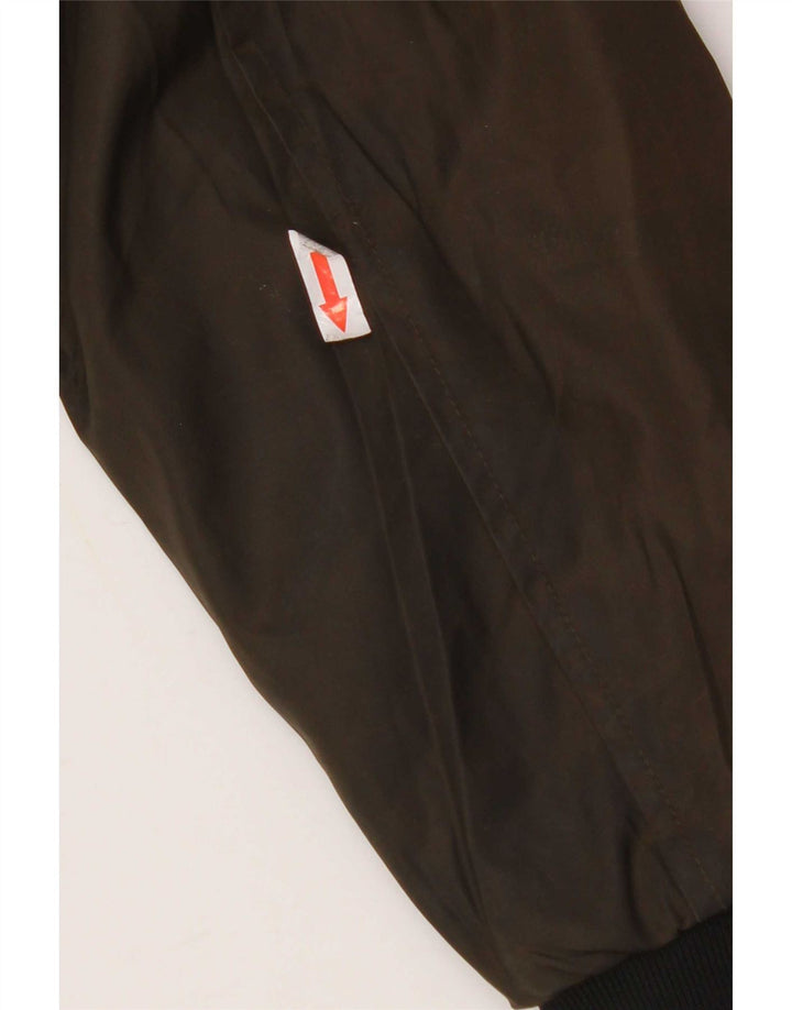 Giubbotto bomber da uomo Zara UK 40 Large Poliestere color block kaki