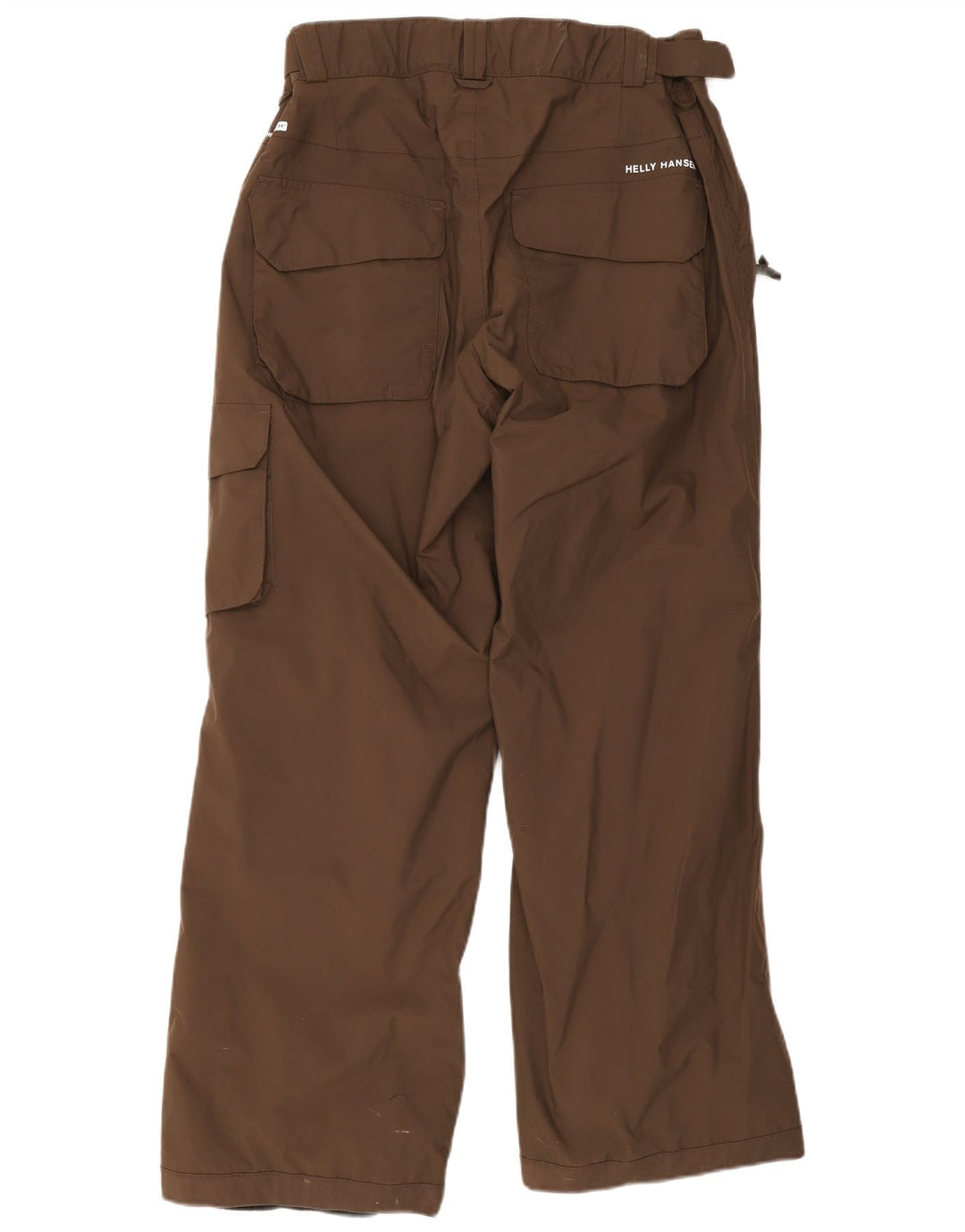 Pantaloni cargo dritti da uomo Helly Hansen Large W34 L32 poliestere marrone