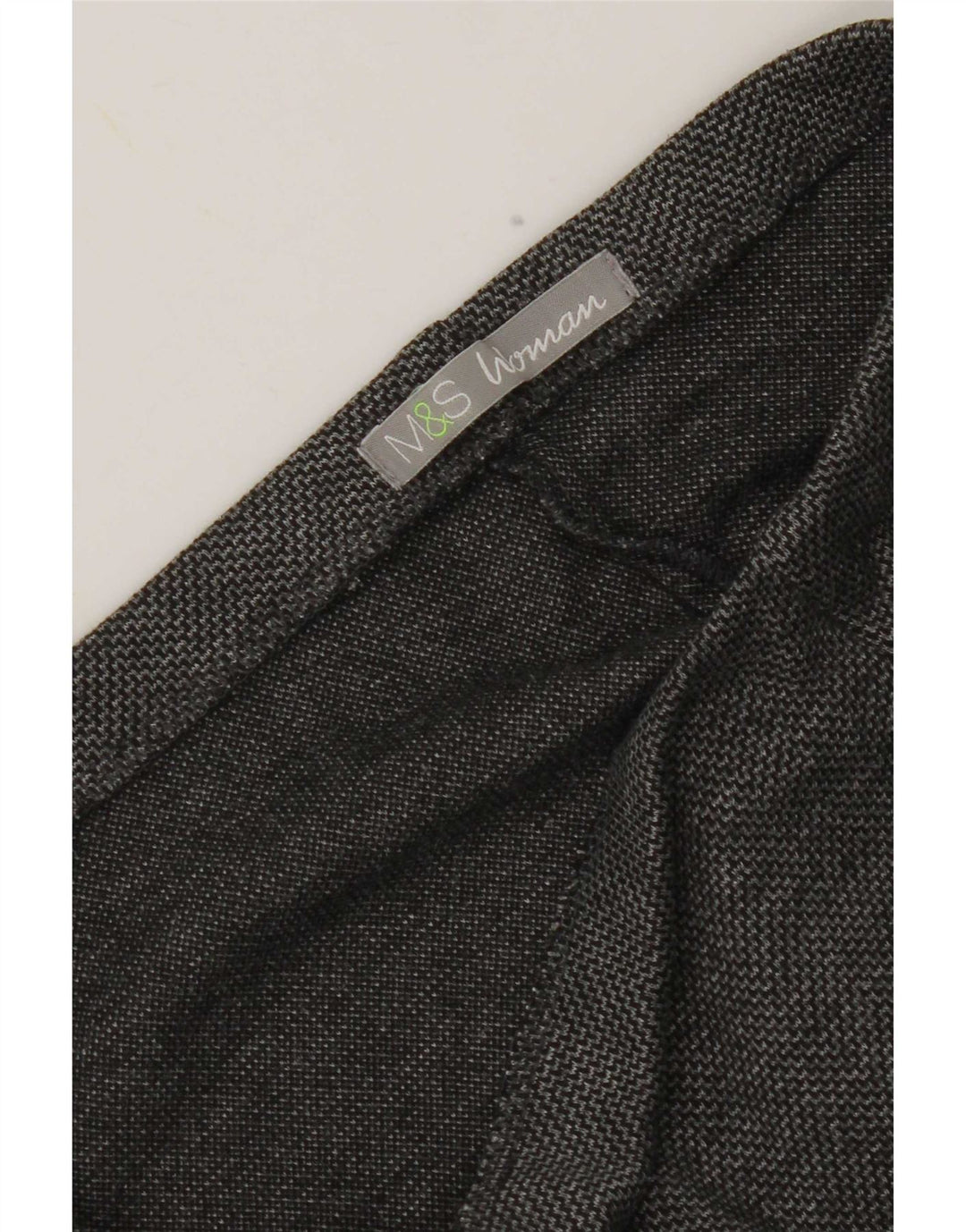 Pantaloni casual a gamba larga da donna Marks & Spencer W32 L27 Grigi
