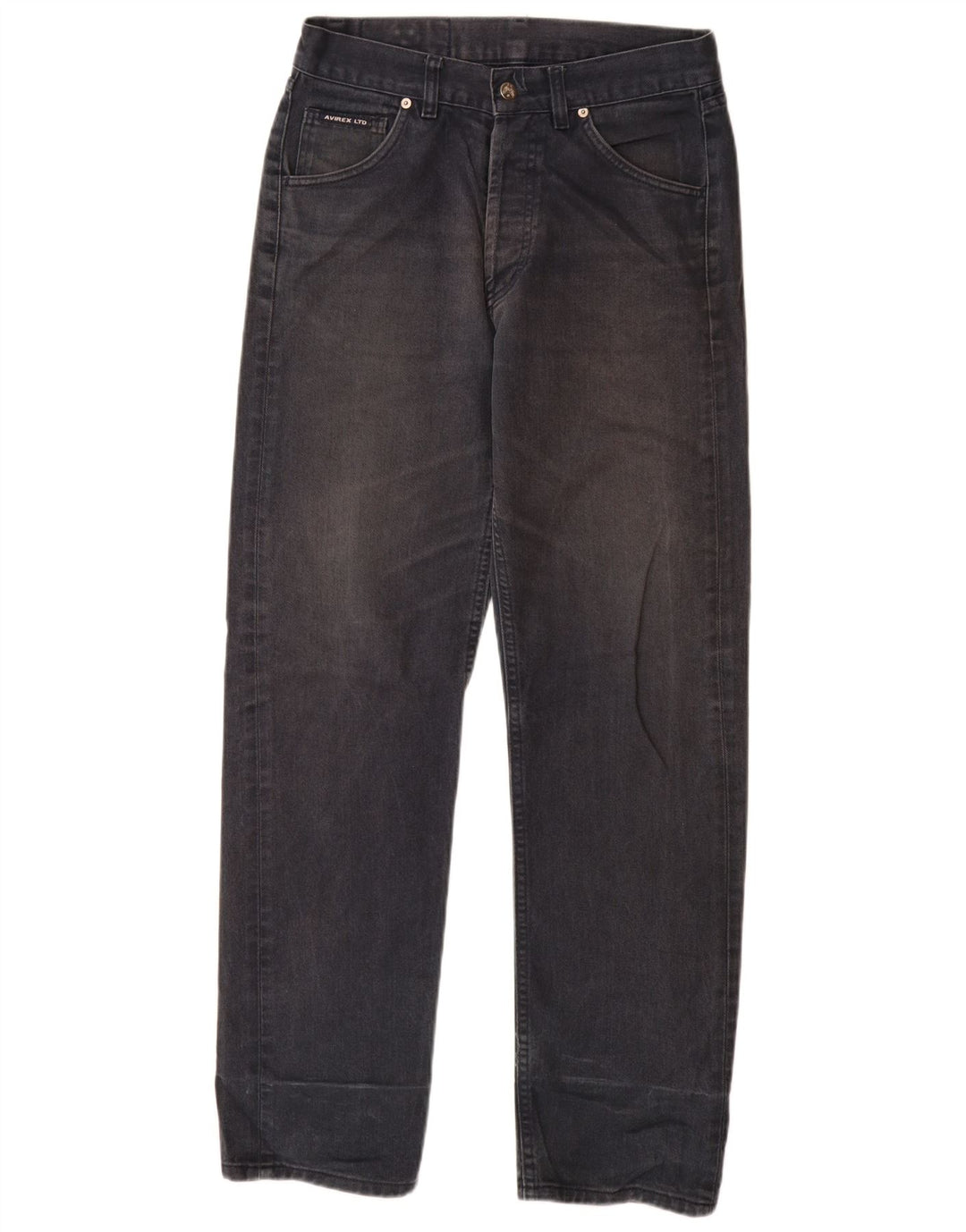 Jeans dritti da uomo Avirex W30 L31 cotone blu navy