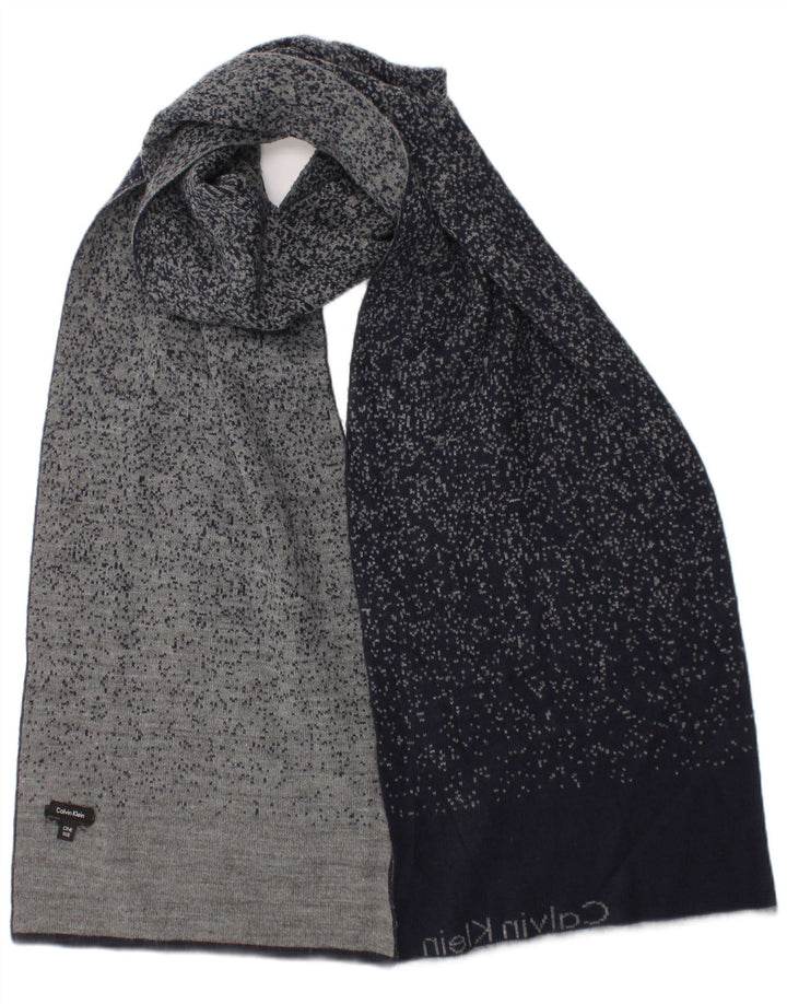 Sciarpa rettangolare da uomo Calvin Klein taglia unica blu navy screziato