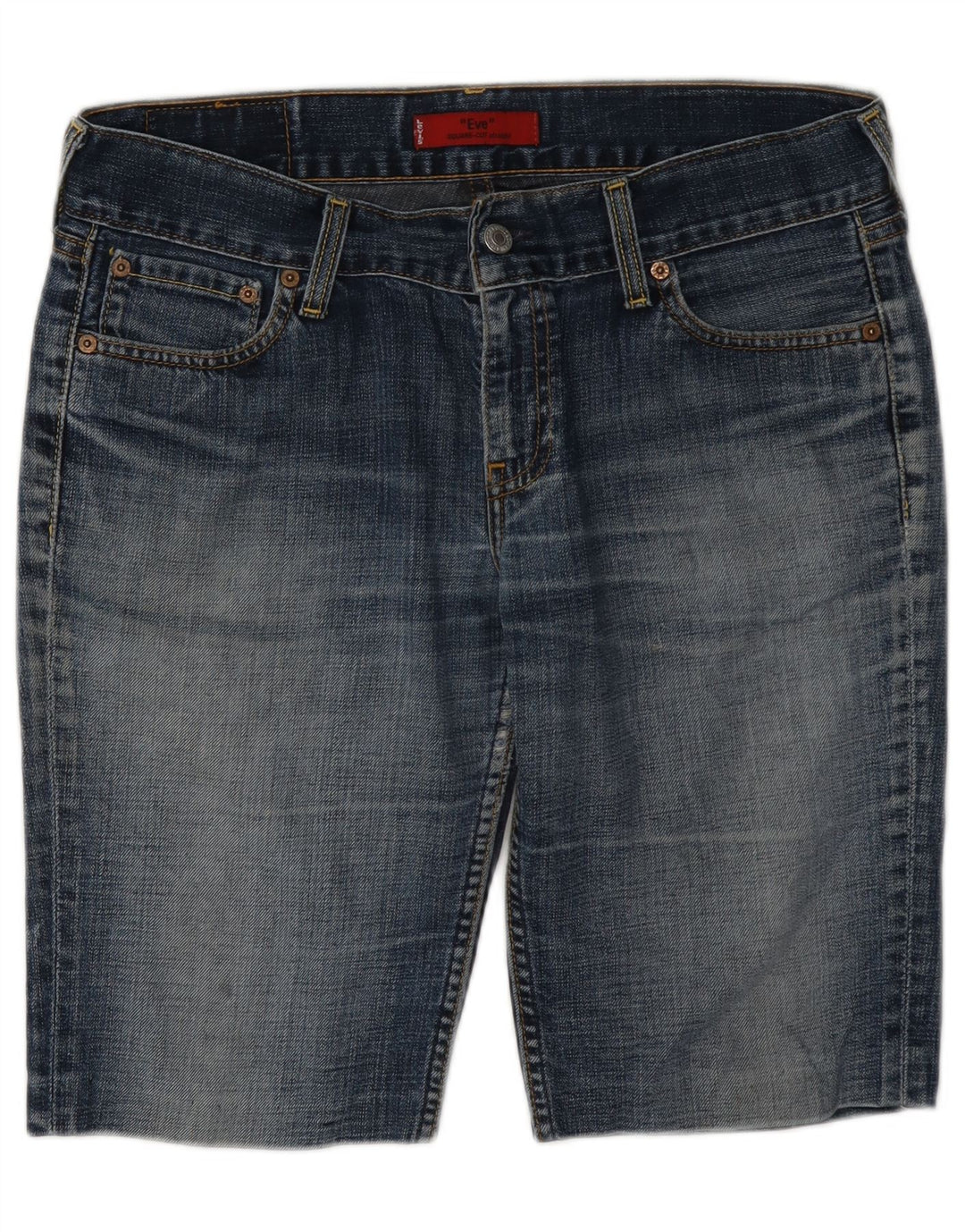 Pantaloncini di jeans Levi's 557 da donna W32 grandi in cotone blu