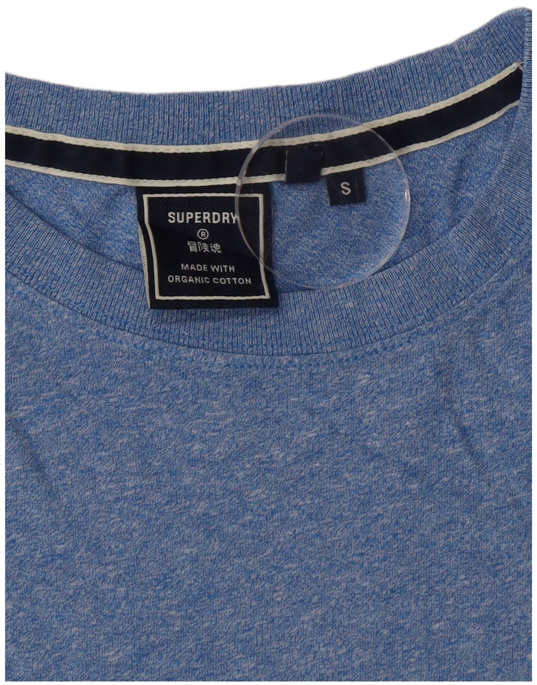 T-shirt da uomo Superdry Top Small in cotone blu