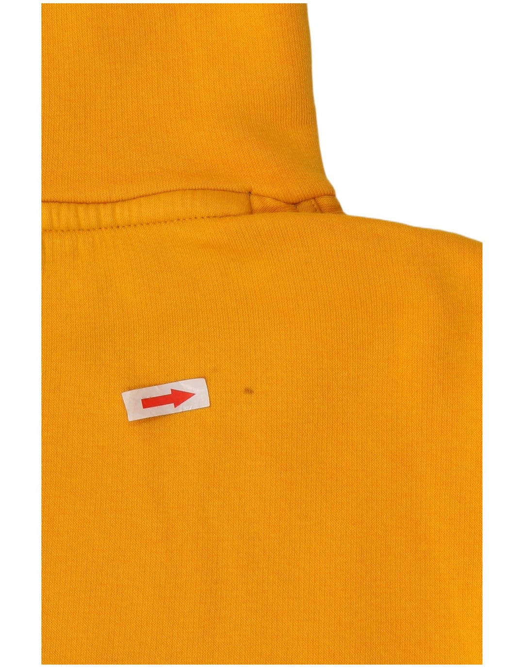 Maglione con cappuccio grafico da uomo Champion in cotone giallo medio