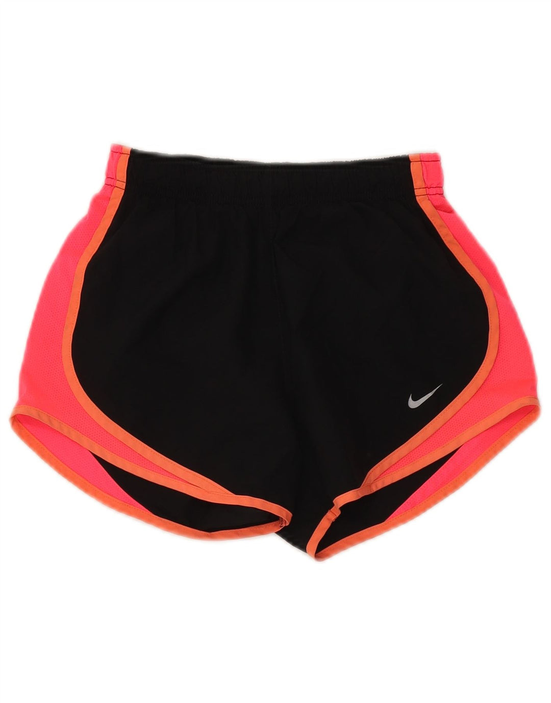 Pantaloncini sportivi da donna Nike UK 6 XS poliestere color block nero