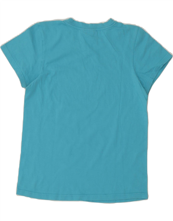 PUMA Womens Graphic T-Shirt Top UK 14 Medium Blue Cotton Vintage Puma and Second-Hand Puma from Messina Hembry 