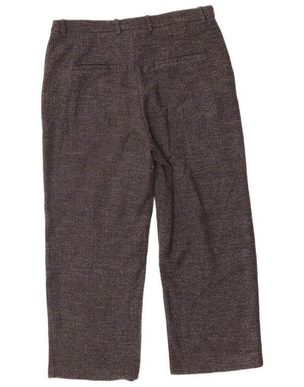 Pantaloni corti vestibilità ampia da donna Zara EU 40 medio W30 L23 poliestere grigio