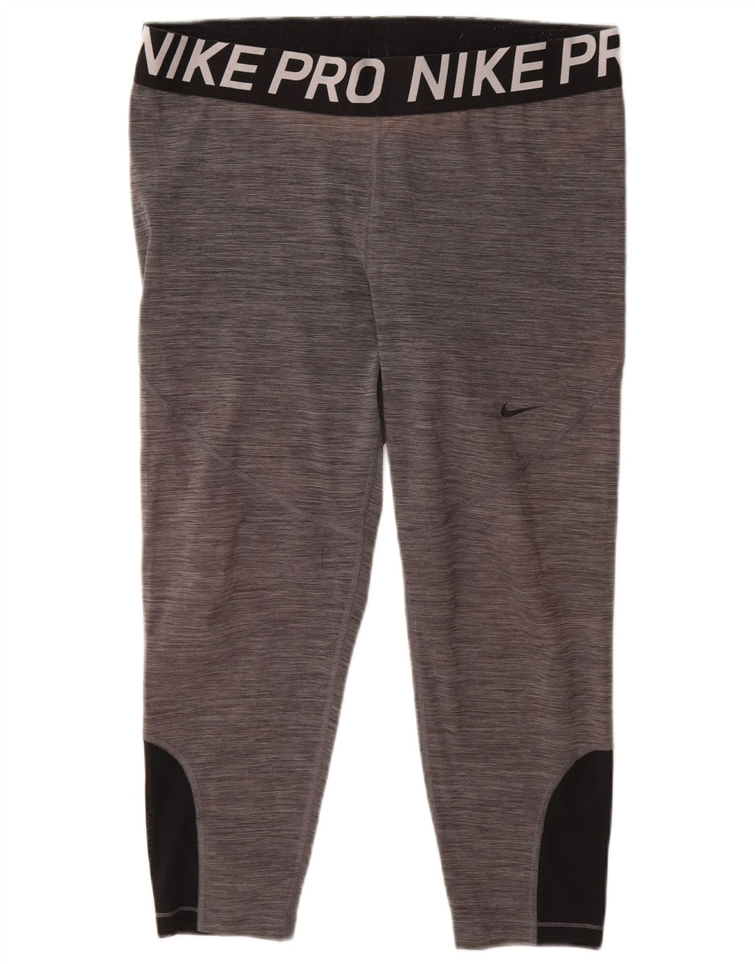 Leggings Capri con grafica Dri Fit da donna NIKE UK 20 2XL Blocco di colore grigio