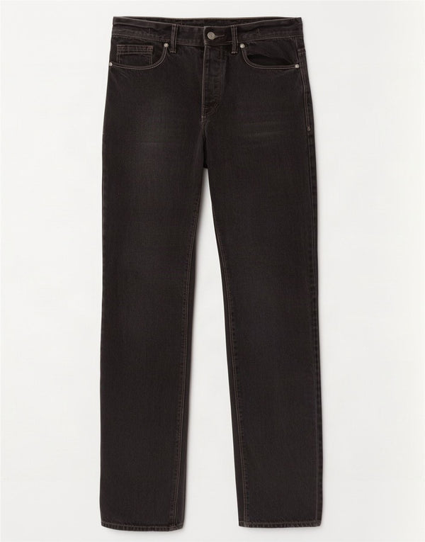 Jeans dritti rocker da uomo Calvin Klein W31 L34 cotone grigio