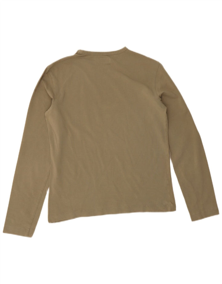 Guess Top da donna a maniche lunghe UK 14 Large Khaki