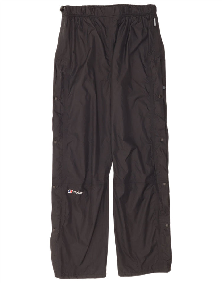 Pantaloni impermeabili regolari da donna Berghaus UK 16 grandi nylon nero