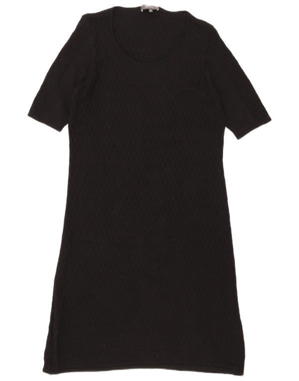 Abito maglione a maniche corte Marks & Spencer da donna Per Una UK 16 grande nero