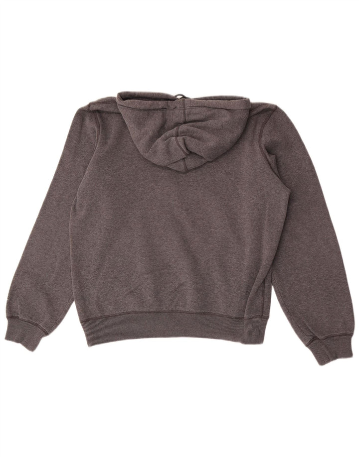 Felpa con cappuccio grafica da uomo NIKE piccola in cotone grigio