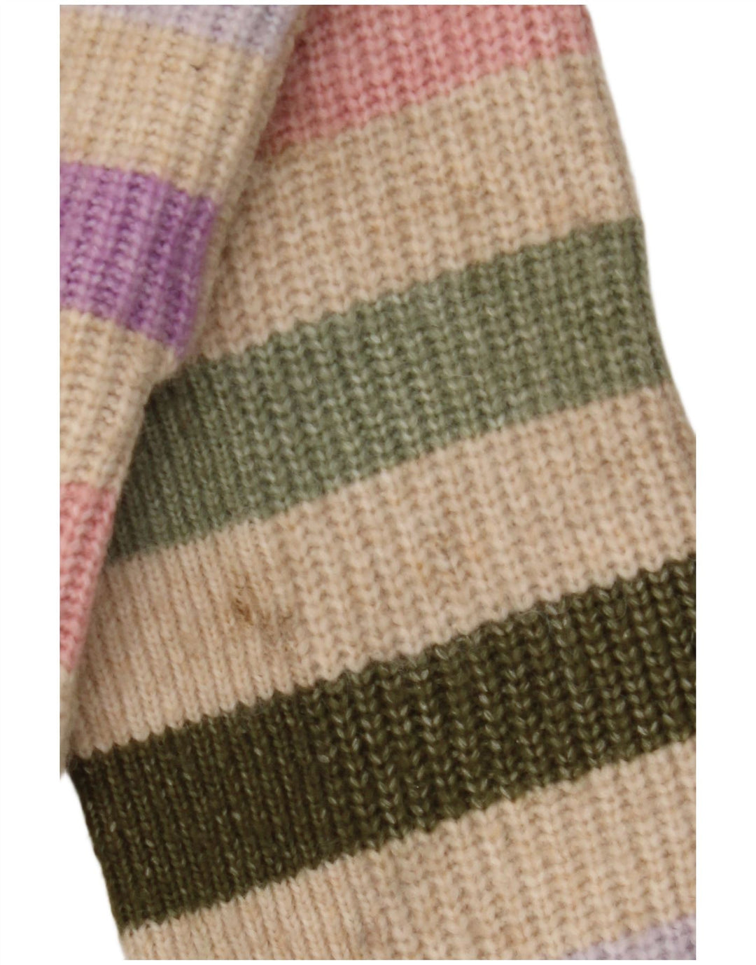 Maglione maglione con scollo a V da donna Marks & Spencer UK 16 grande multicolore