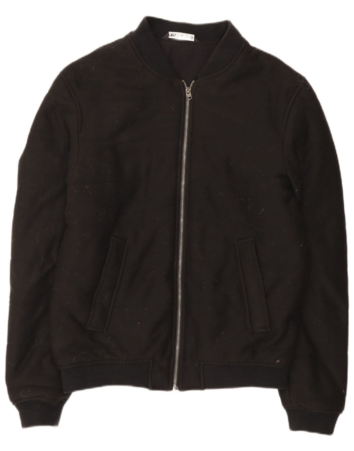 Giubbotto bomber da uomo Zara UK 40 grande cotone nero