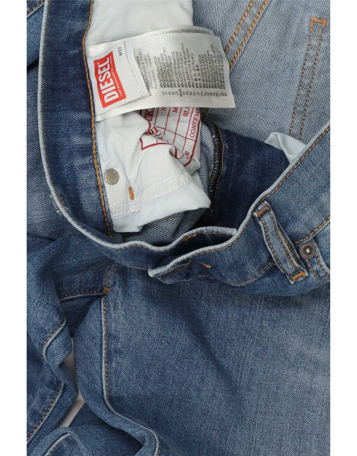 Jeans slim da uomo Diesel W33 L32 in cotone blu