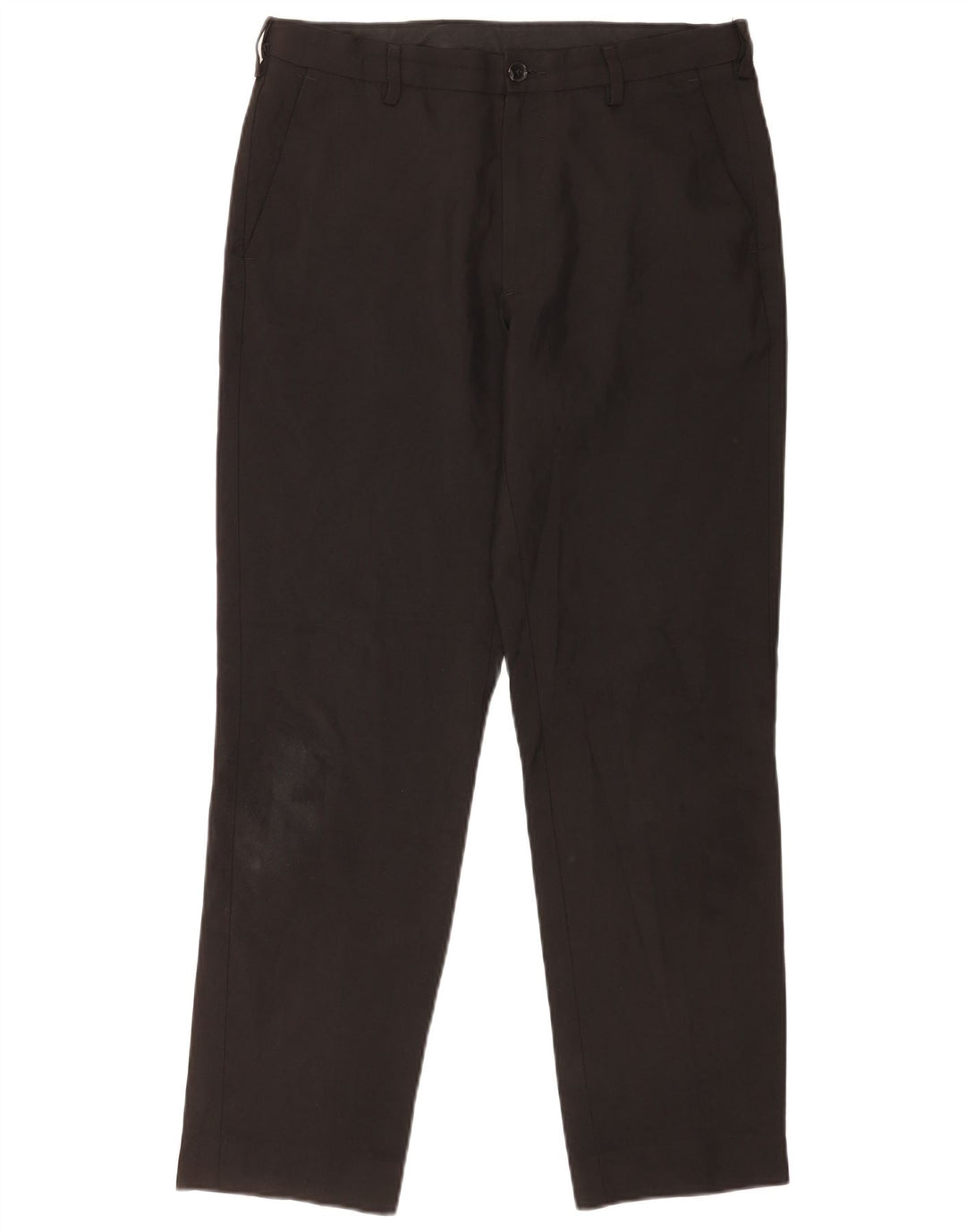 Pantaloni chino vestibilità regolare da uomo Marks & Spencer W32 L31 poliestere nero