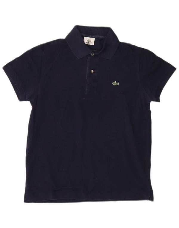 Polo da uomo LACOSTE taglia 3 piccola in cotone blu navy