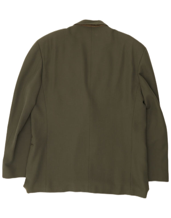 Mille Miglia Mens Double Breasted Blazer Jacket UK 40 Large Green