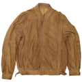 Giacca in pelle vintage da uomo UK 40 grande beige