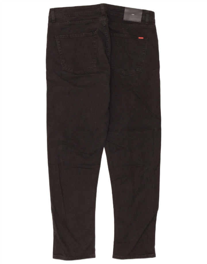 Liu Jo Uomo Fred Regular Cropped Jeans W36 L29 Cotone Nero