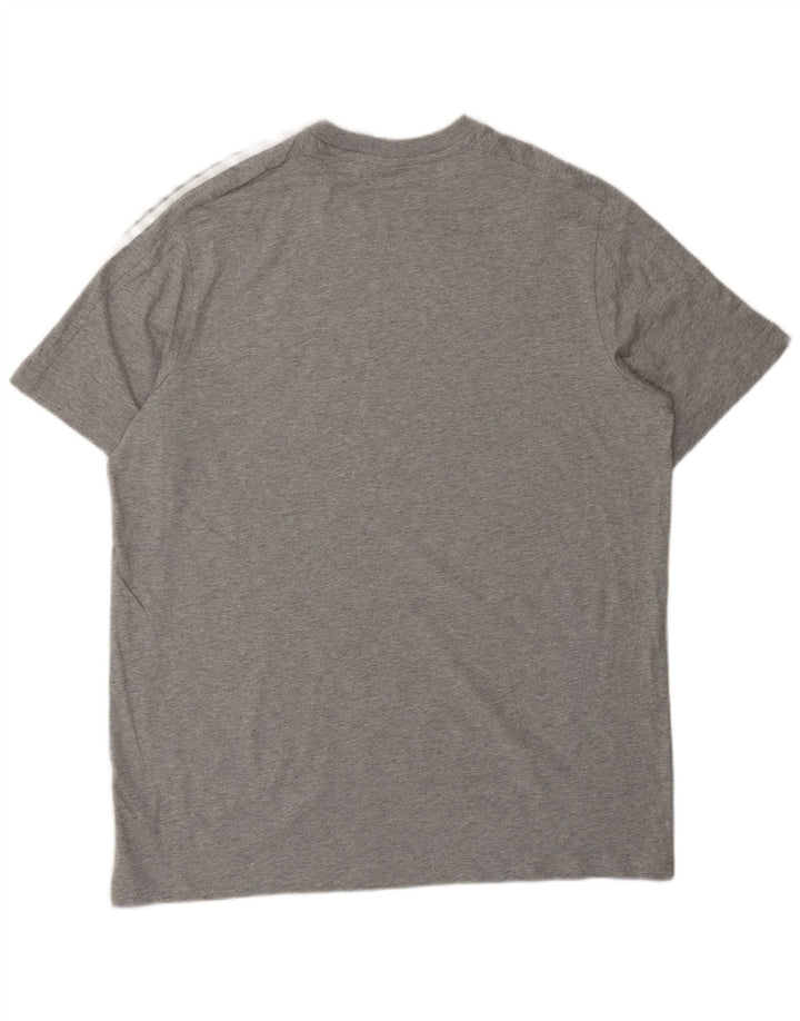 T-shirt Adidas da uomo Top XL in cotone grigio
