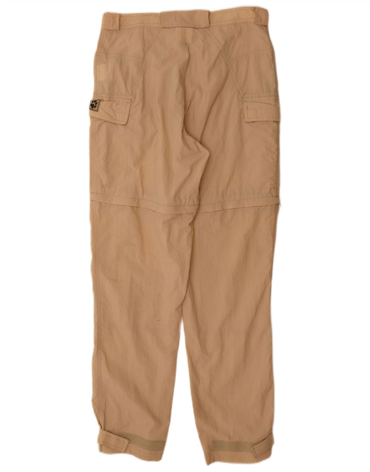 Pantaloni cargo antivento da donna Jack Wolfskin Large W32 L33 Beige