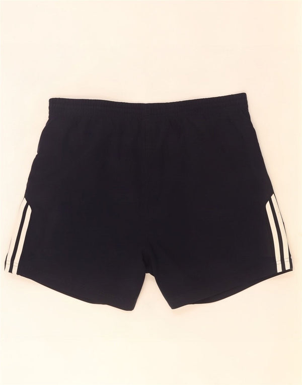 Pantaloncini sportivi da uomo Adidas medi neri in poliestere