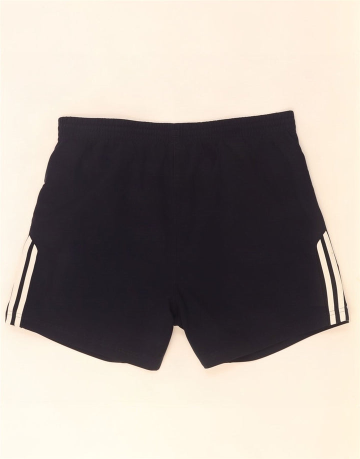Pantaloncini sportivi da uomo Adidas medi neri in poliestere