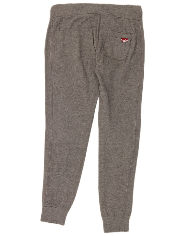 Pantaloni da tuta da donna Superdry Joggers UK 16 Large Grigio Cotone