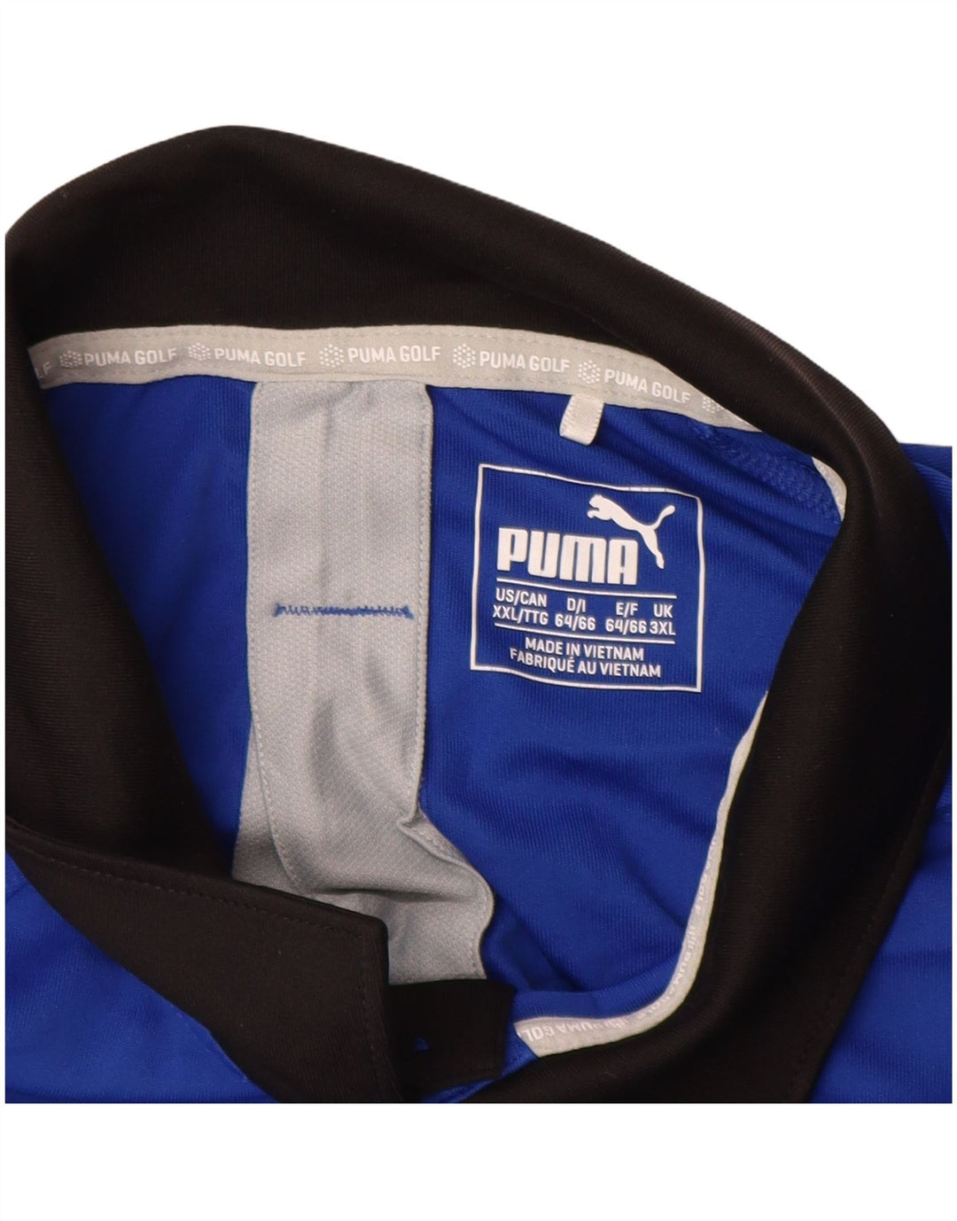 Polo PUMA da uomo 3XL blu in poliestere