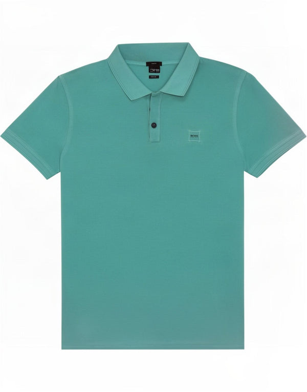Polo Hugo Boss da uomo slim fit 3XL cotone turchese