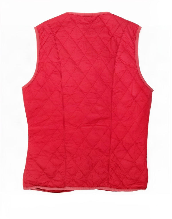 Gilet trapuntato da uomo Barbour UK 8 piccolo rosa