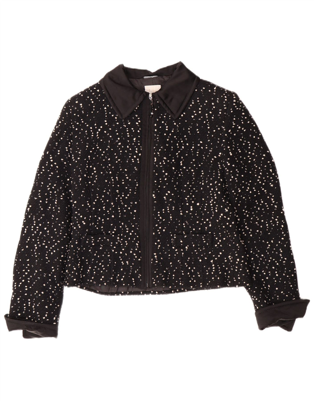 Giacca Bolero Donna RENATO BALESTRA IT 44 Medio Nero Lana Macchiata