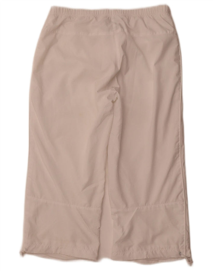 Pantaloni da tuta NIKE Capri da donna UK 8/10 Small White Sports